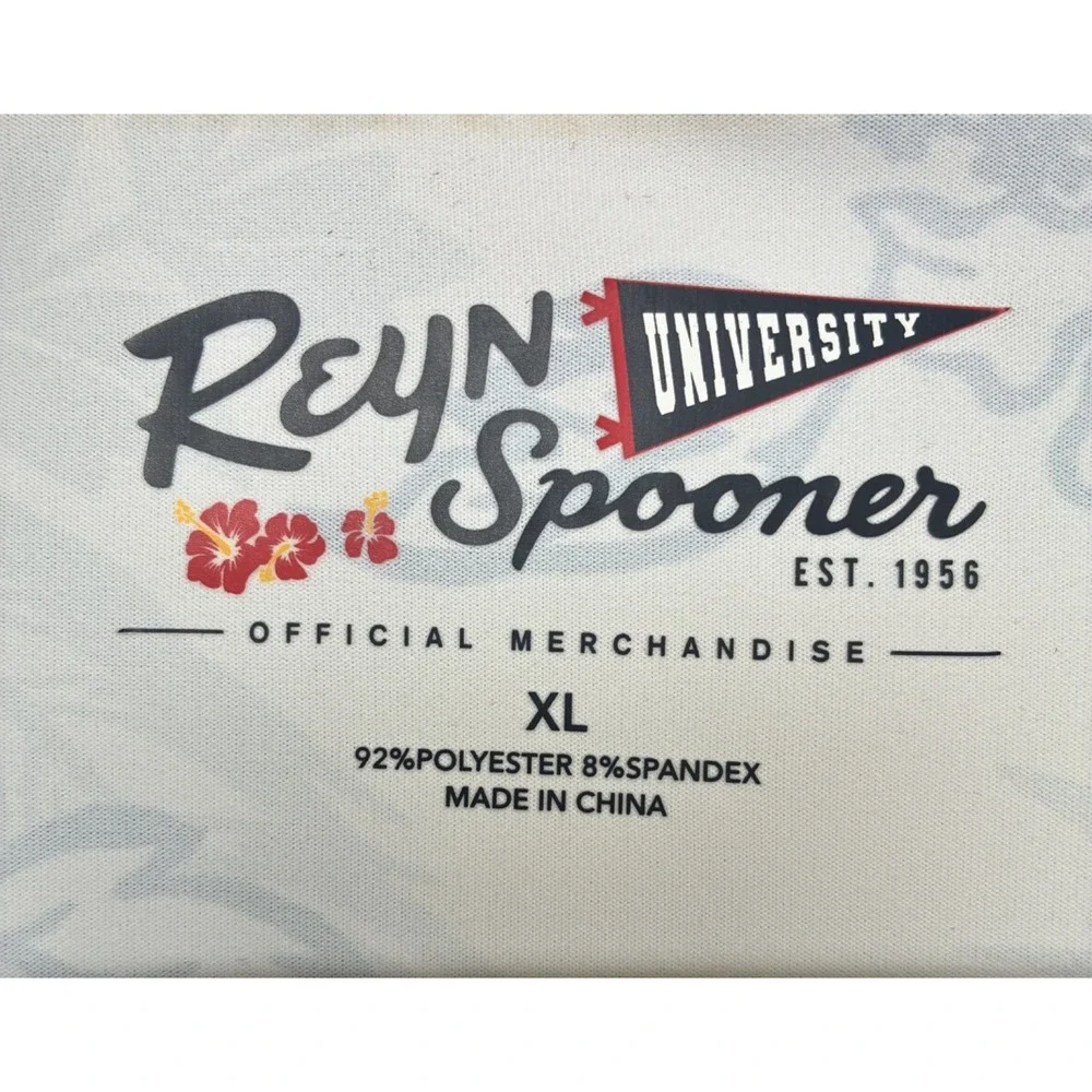 Michigan Wolverines Reyn Spooner Mens‎ Short Sleeve Collared Shirt Size XL Polo